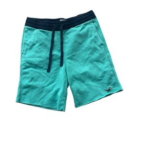Hollister Men's Aqua Athletic Shorts